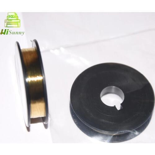 For Canon 2pcs 0.08mm 20m for Ricoh Grade A for Konica Minolta for Toshiba Golden CORONA WIRE Electrode Tungsten Wire for Sharp