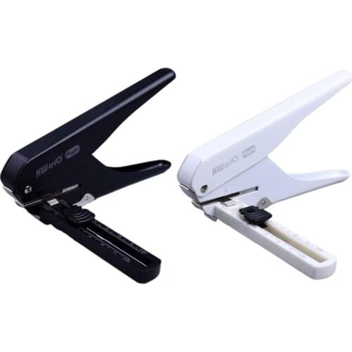 Single Hole Punch Adjustable Hole Pitch 15-80mm 20 Sheet Capacity for Office