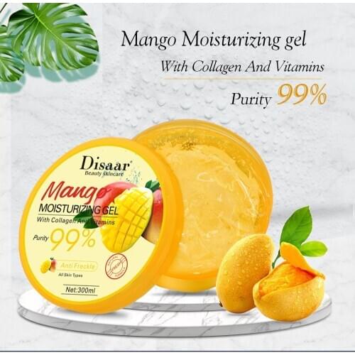 300ml Mango Anti-freckle Gel Fade Black Spots Acne Treatment Scar Blackhead Remove Melanin Shrink Pores Whitening Moisturizing