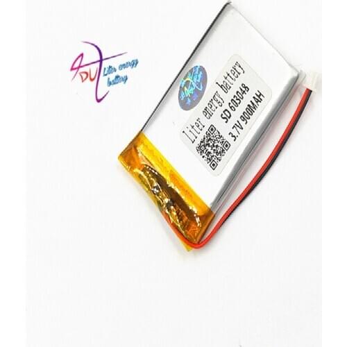JST 1.5mm 2pin 603048 Lot 10 pcs 3.7V 900mAh LiPo Lithium Polymer Rechargeable Battery For Mp3 GPS bluetooth camera speaker