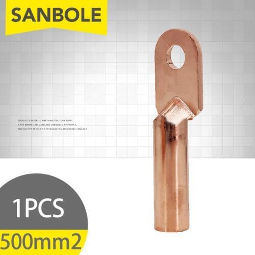 Terminal Lug DT-500 Copper 500 Square Cable Joint Wire Connector National Standard A Level