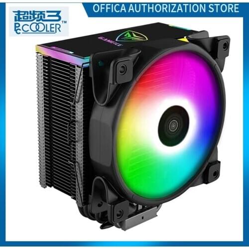 Pccooler GI-D56 CPU Cooler Five Heat Pipes RGB Silent Fan PWM Intelligent Speed Regulation For Intel LGA 2066/2011/1155 AMD AMD4