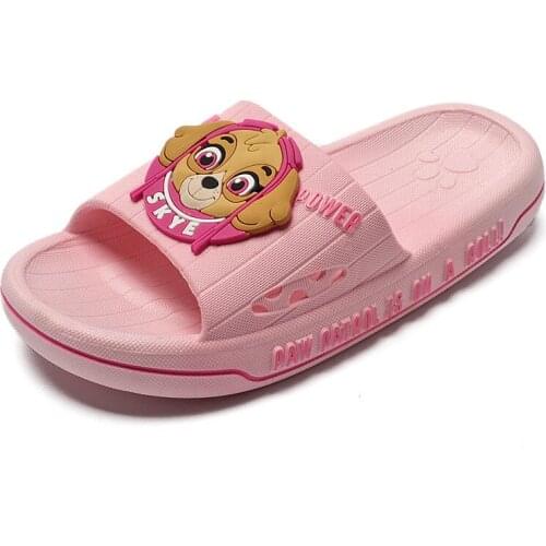 Original paw patrol 2021 summer fashion new childrens indoor non-slip bathroom home slippers boys and girls cartoon beach shoes
