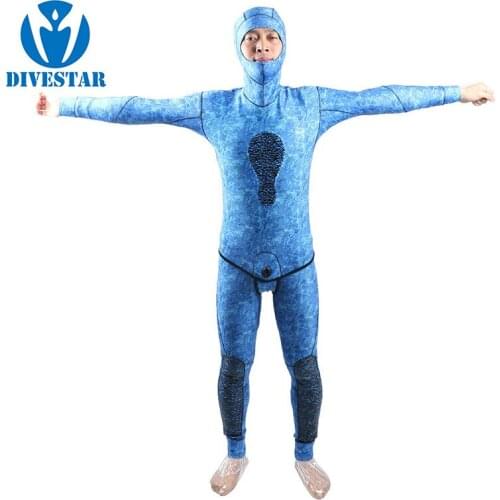 Man Siamese Diving Suit Long sleeved Surf Wear Personalized Wetsuit Male Free Diving Suit