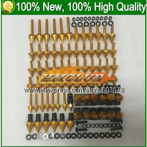 Fairing bolts full screw kit For KAWASAKI NINJA ZX10R 08 09 10 11 ZX 10R ZX-10R 2008 2009 2010 2011 CL43 Nuts bolt screws Nut