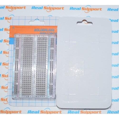 Transparent mini breadboard 400 Hole Size: 83*55*8.5 83x55x8.5MM