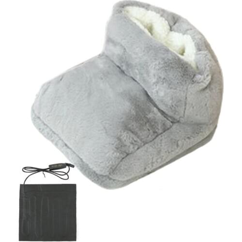 Winter Supplies Plug-In High-Cut Rabbit Fur Foot Warmer Office Heating Artifact