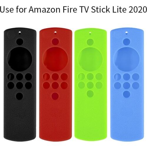 For Amazon Fire TV Stick Lite Remote Control Silicone Case Protective Cover Skin Remote Protection Silicone Cover Shockproof