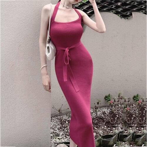 SPECALDFY Summer Knitted Dresses