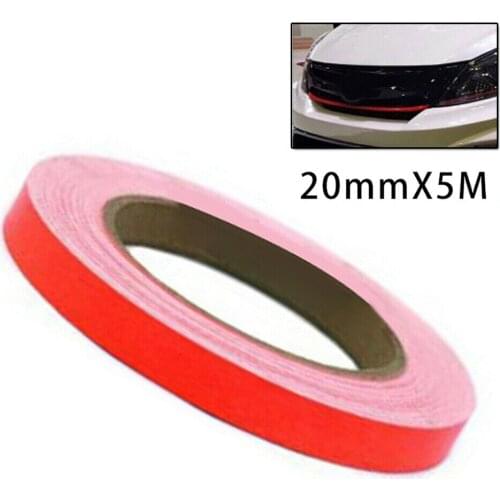 Vinyl Wrap Car Sticker Waterproof 20 Mm X 5 M Decal Strip Easy To Disassemble