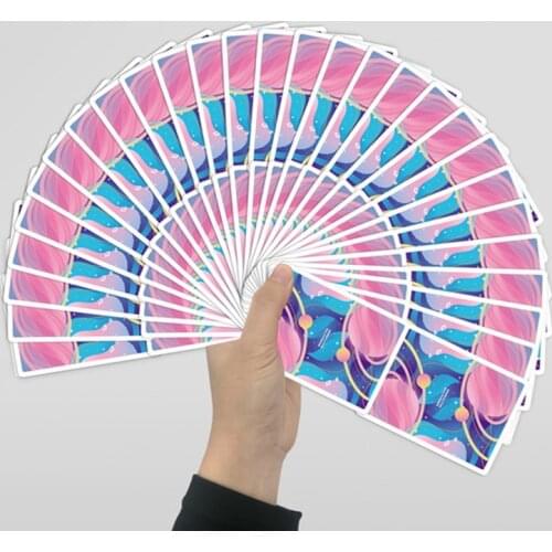 Magic Playing Cards Paper Cardistry Set Cute Travel Pocket Poker Family Casino Blackjack Party Game Juego Cartas Texas Holdem