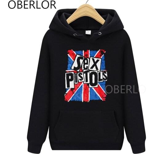 Sex Pistols Vive Le Punk Vogue Style Aesthetic Autumn Hoodies Vintage Harajuku Clothing Plus Size New Graphic Women Sweatshirts