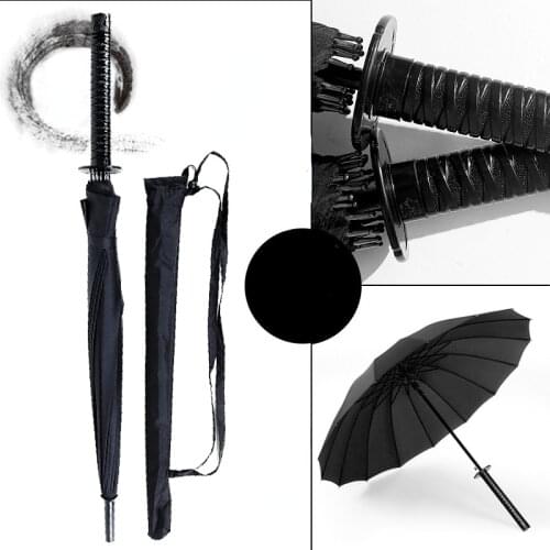 Long Handle Umbrella Windproof Uv Protection Vintage Large Business Sword Umbrella Guarda Chuva Household Merchandises BD50UU