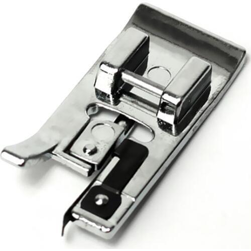 1Pcs Switch Presser Foot Overlock Multi-functional Silver for Household Metal Model G Electric Sewing Machine Low Shank