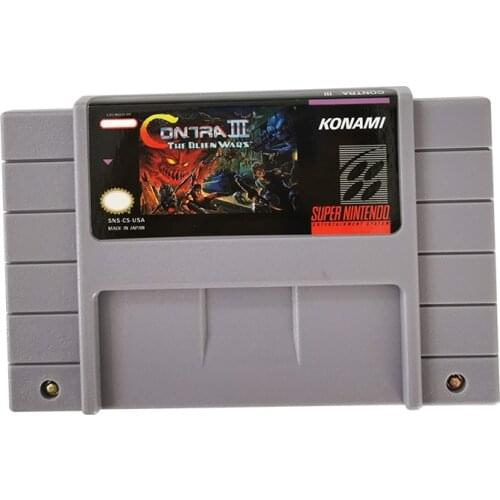 16 Bit game with box for snes game cartridge English language