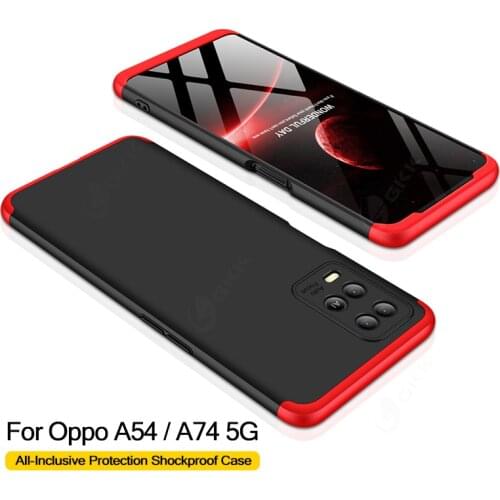 360 Degree Protection Case For OPPO A54 A74 F19 Pro Armor Shockproof Hard Matte Cover For OPPO A54 A74 F19 Pro Anti-knock Case