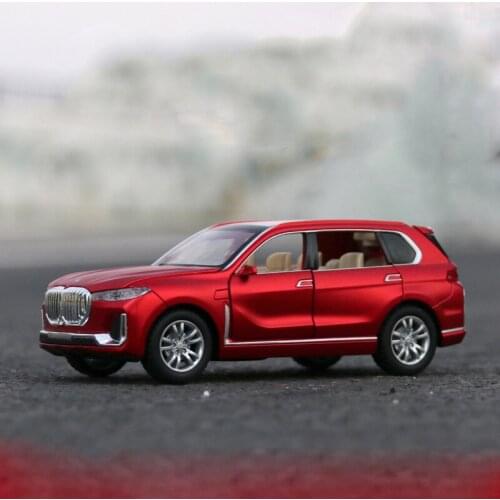 1:32 New Energy Vehicle Alloy Diecast Pull-back Car with Lights Sounding Function Doors Openable Toy