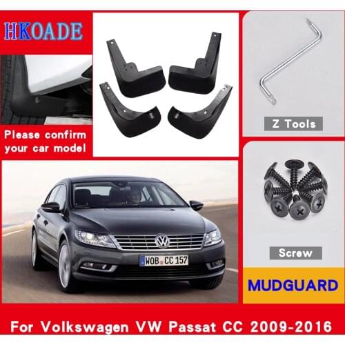 Car Fender Mud Flaps For Volkswagen VW Passat CC 2009 - 2016 Mudguards Splash Guards Fender Mudflaps Car Fender Accessories