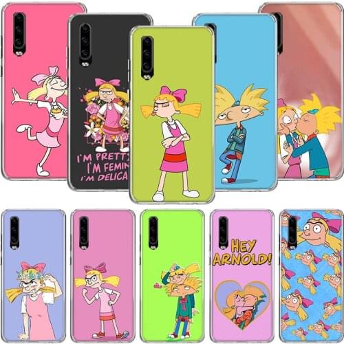 Cartoon Hey Arnold Fondos Phone Case For Huawei P30 P40 P20 P10 Mate 20 10 30 Lite Pro P Smart Z Plus Printing Cover Coque Shell