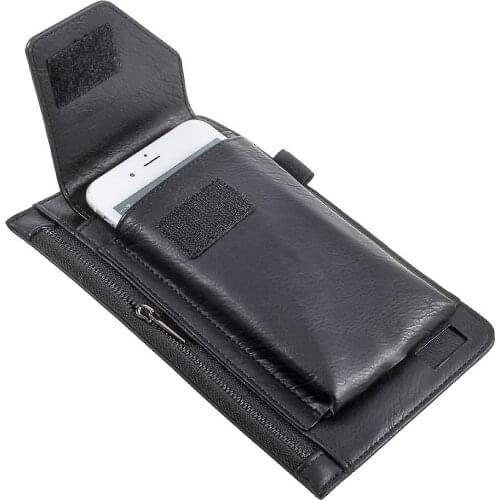 Stand case for Belt Case Vertical include Inner Pocket with zipper length for Ulefone P6000 Plus (2019)
