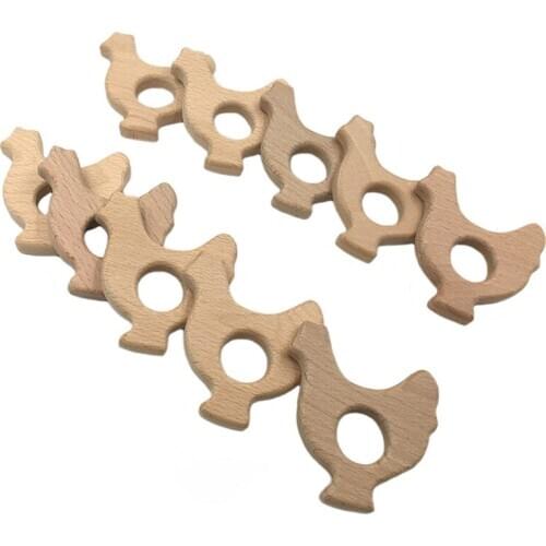 Wooden DIY Baby Gym Toys Wood Necklace Pendant Kitchen Wooden Teether Toy Wooden Teething Toys Juguetes