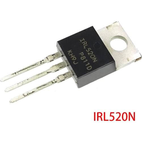 10PCS IRL520N TO-220 IRL520 TO220 IRL520NPBF IRL520PBF TO-220 100V 10A