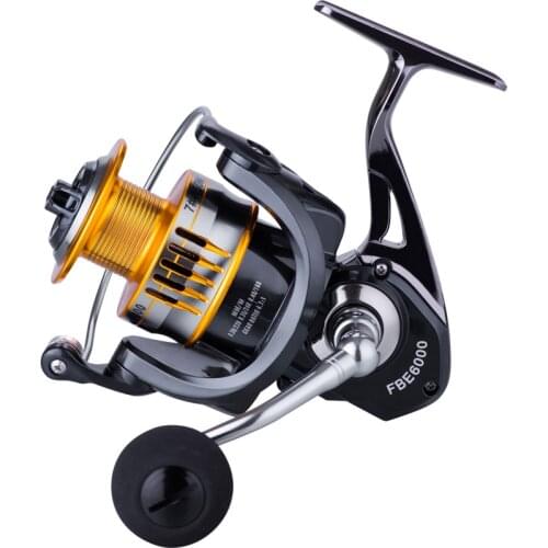 JIMITU CNC Aluminum Spool, 5.0:1 Gear Ratio, 17+1 Ball Bearings fishing spinning reels