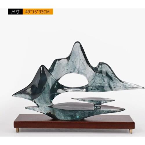 New Chinese style The clouds rockeryThe office high-end Arts and crafts mini garden accessories resin embellishments feng shui