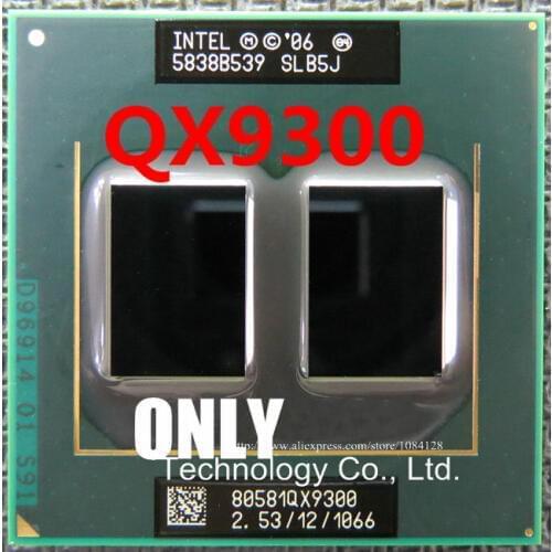 Free shipp Original for Intel CPU Processor QX9300 SLB5J 2.53 GHz 1066MHz FSB Socket P scrattered pieces For PM45 T9600 q9100