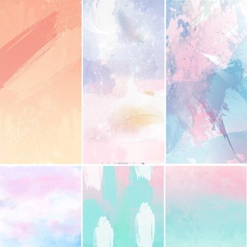 Simplicity Gradient Watercolor Photos Backdrop Photography Background Prop Decor