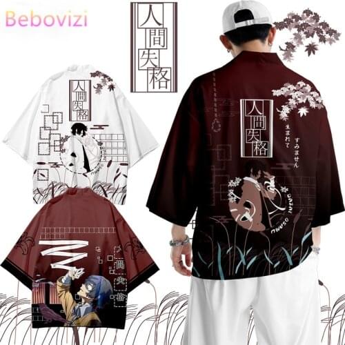Plus Size Fashion Beach Japanese Cartoon Anime Kimono Kimetsu No Yaiba Robe Cardigan Men Shirts Yukata Haori Womens Clothing