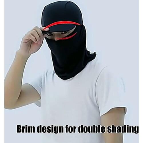 Outdoor Fishing Hat Brim Cap Breathable Quick Dry Hood Scarf Cycling Equipment Sunscreen Summer Cycling Fishing Caps