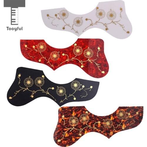 Tooyful Finest PVC Adhesive Left-handed Guitar Pickguard Scratch Plate for 40'' 41'' Acoustic Guitar Replacement Part