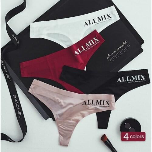 Ultra-thin Ice Silk Thong Womens Fitness European US Sports Underwear Sexy Invisible Panties M-XL