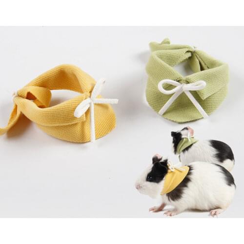 2 Pcs Small Animal Accessories Bird Accessories Guinea Pig Supplies Cute Scarf With Gift Box