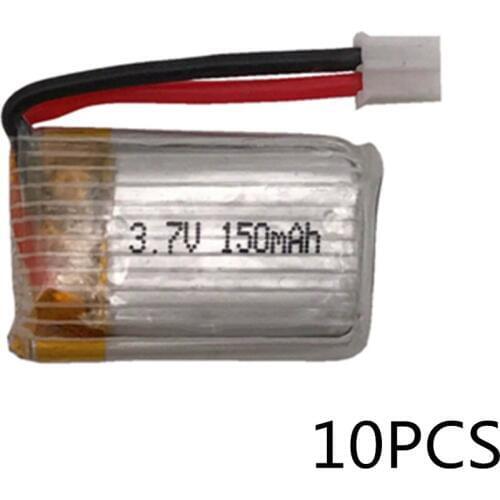 10pcs 3.7V 150mAh Lipo battery For Furibee F36 H36 E010 E011 E012 E013 RC Quadcopter Parts