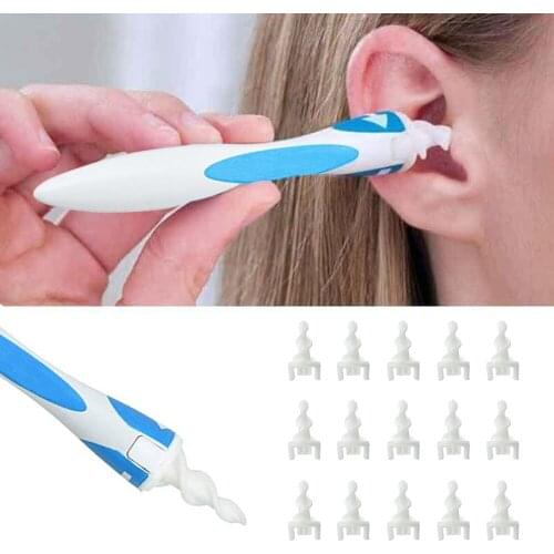 2020 Ear Cleaner Silicon Ear Spoon Tool Set 16 Pcs Care Soft Spiral For Ears Cares Health Tools Cleaner Ear Wax Removal Tool