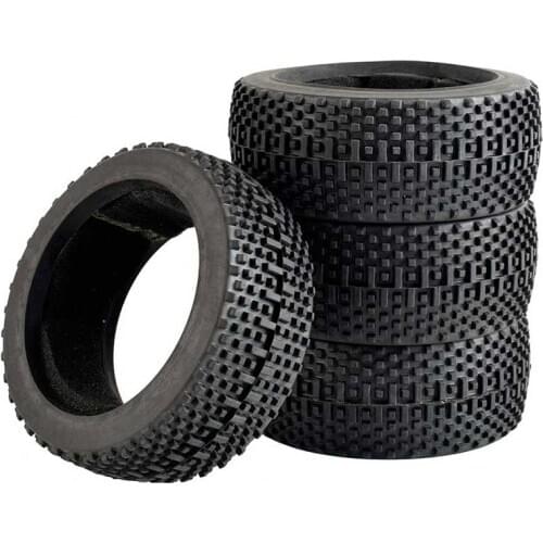 4PCS 1:8 off-Road Tire 115mm 110mm 100mm Wheel Tires Soft Rubber Tyre for RC Cars DIY Accessories