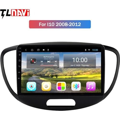 2G RAM Android 9.0 Car Radio Multimedia Player For Hyundai Grand I10 2008-2012 Auto Stereo Video GPS Navigation