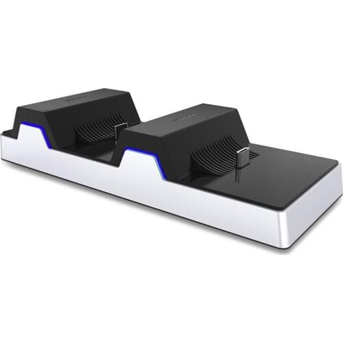 Wireless Controller Game Controller Dual Charger Station for Sony Playstation 5 PS5 Wireless Gamepad Charging Dock Power Cradle