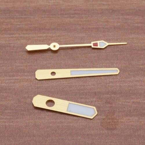 Watch hands nh35 hands Fit NH35 NH36 movement For Seiko 5 SKX007 SPRD Green luminous hands Fit 28.5mm watch dial Mens Watches