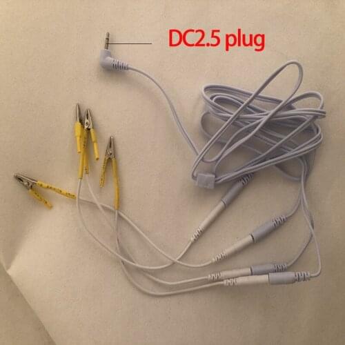 Tens Unit Lead Wires Adult Electric Shock Sex Product Tens Electrodes Cable DIY Accessories 2 Style Choose