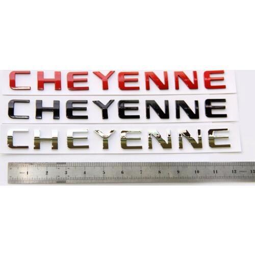 CHEYENNE Nameplate Emblems Badge Silverado df FU