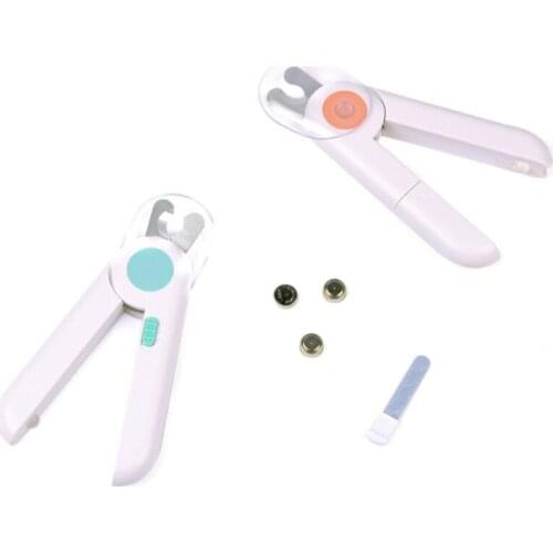 Pet Nail Clipper Scissors Pet Kitten Cat Nail Toe Claw Clippers Trimmer Grooming Tool For Pet Cat Dog With LED Light