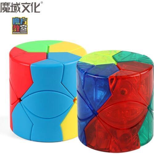 MoYu MF8845 Mofang Jiaoshi Redi Cylinder Type Magic Cube Puzzle Cube cubo magico educational Toys for students - Colorful