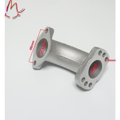 New 26MM Intake Manifold Pipe 125cc 140cc 150cc 155cc 160cc Chinese Pit Bike ATV