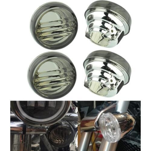 Motorcycle Smoke Turn Signal Lens For Suzuki Boulevard VZR1800 VL1500 VL800 C50 VLR1800 C109R Intruder Marauder Light Cover Lens