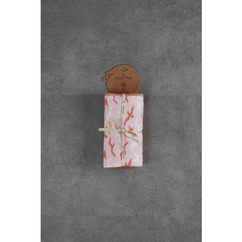 Salmon Tunra Baby Combed Cotton Blanket