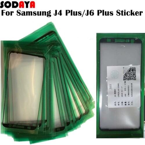 Original LCD Front Frame Bezel Adhesive Sticker Glue Tape For Samsung Galaxy j4 plus j6 plus J415 J415F J610 SM-J610F