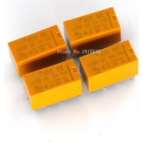 5PCS/LOT Power Relay HK19F-DC5V-SHG HK19F-DC12V-SHG HK19F-DC24V-SHG HK19F 3V 5V 12V 24V Relay 8Pins